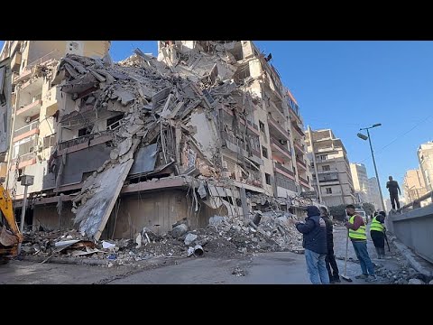 Последствия ночных ударов Израиля по югу Бейрута