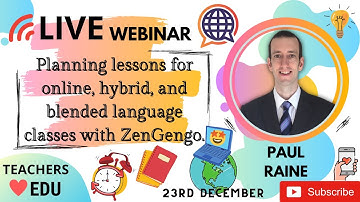 Planning lessons for online, hybrid, and blended language classes with ZenGengo.