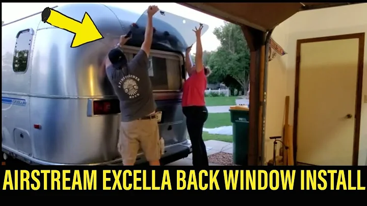 2000 AIRSTREAM EXCELLA CAMPER BACK WINDOW INSTALLATION AND PRICE