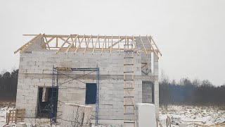 видео: Облегченный газобетонный дом на забивных сваях. Часть 2. стены, прекрытие, армопояса картинка: Облегченный газобетонный дом на забивных сваях. Часть 2. стены, прекрытие, армопояса