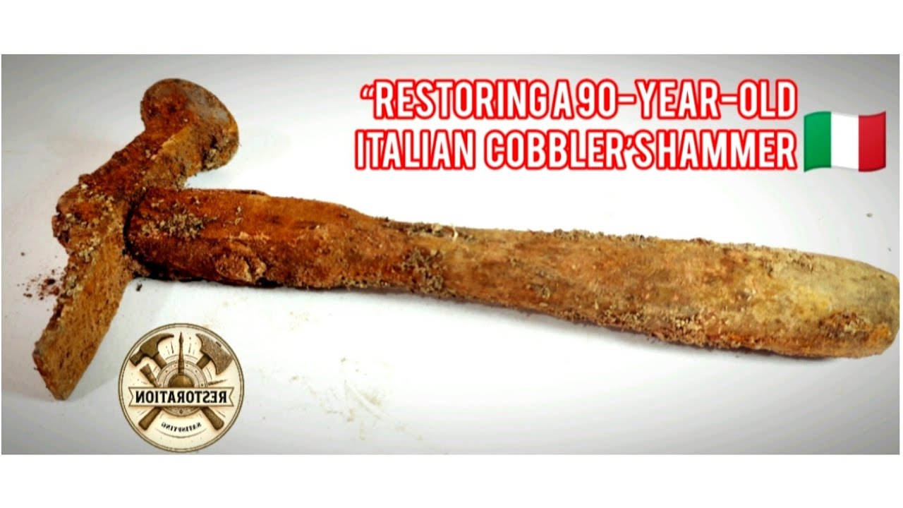 “Restoring a 90-Year-Old Italian Cobbler’s Hammer 🇮🇹”