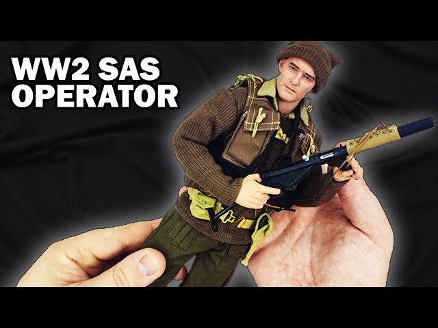 British WW2 SAS operator action figure - YouTube