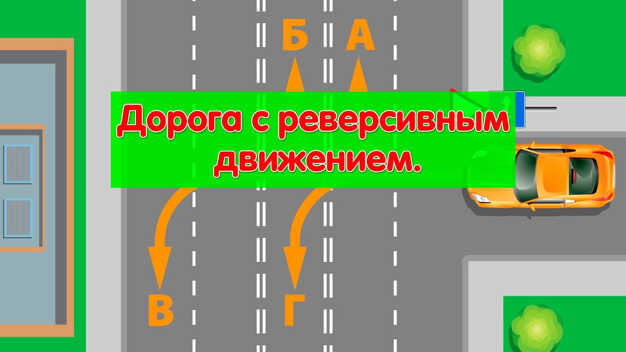 Реверсивное движение авто
