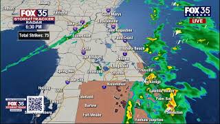 STORM TRACKER RADAR: A line of storms are moving across Florida on this FOX 35 Storm Alert Day screenshot 3