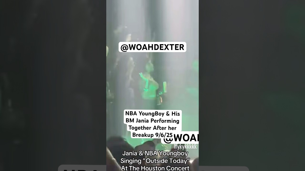 NBA YoungBoy & Jania Meshell Performing Together At His Show 9/6/25 