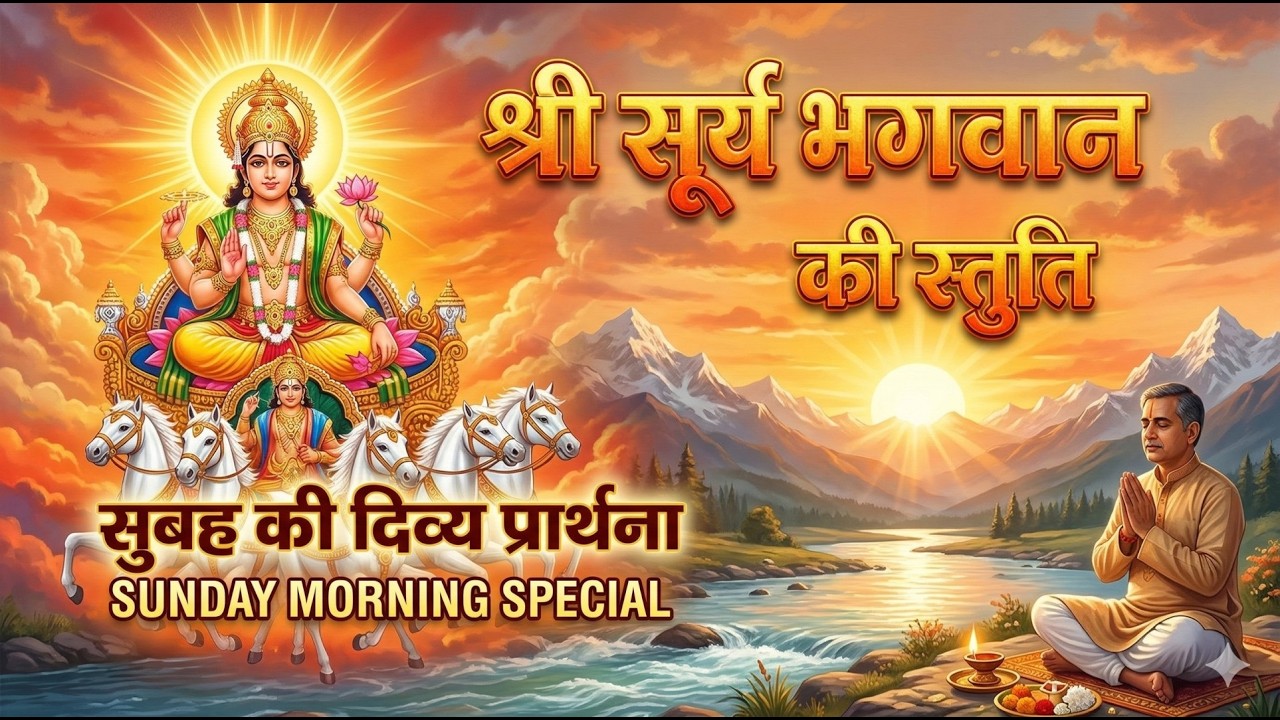 ☀️श्री सूर्य भगवान की स्तुति | जय जय सूर्य भगवान | Surya Bhagwan Bhajan ☀️