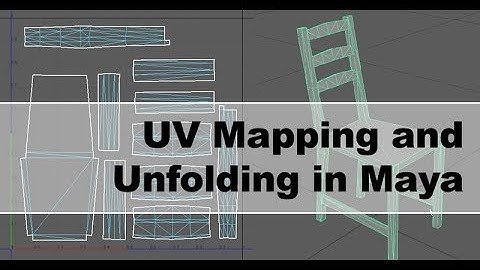 UV Mapping and Unfolding in Maya