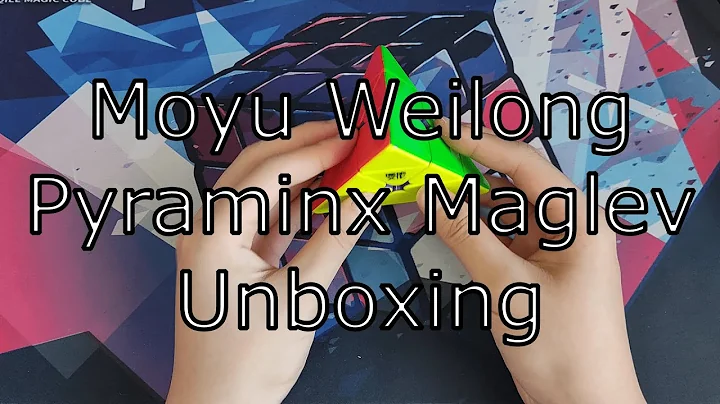 Moyu Weilong Pyraminx Maglev Unboxing | EricTheCuber