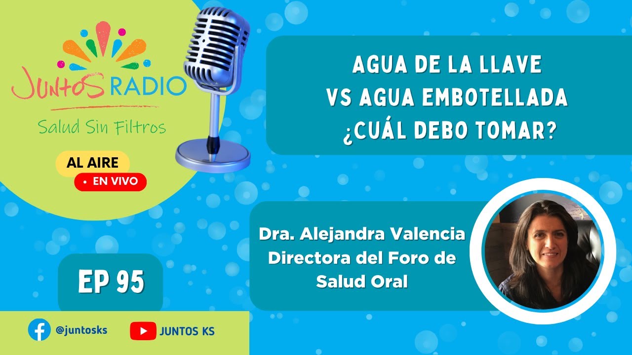 JUNTOS Radio: Agua de la llave vs. agua embotellada ¿Cuál debo tomar