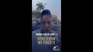 Attorney Oni K. Taffe, Esq., just wrapped an Oakland Park interview after a USCIS technical error cr