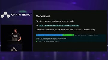 Chain React 2018: Customize Your Boilerplate to Speed Up Development with Ignite by Adrien Thiery