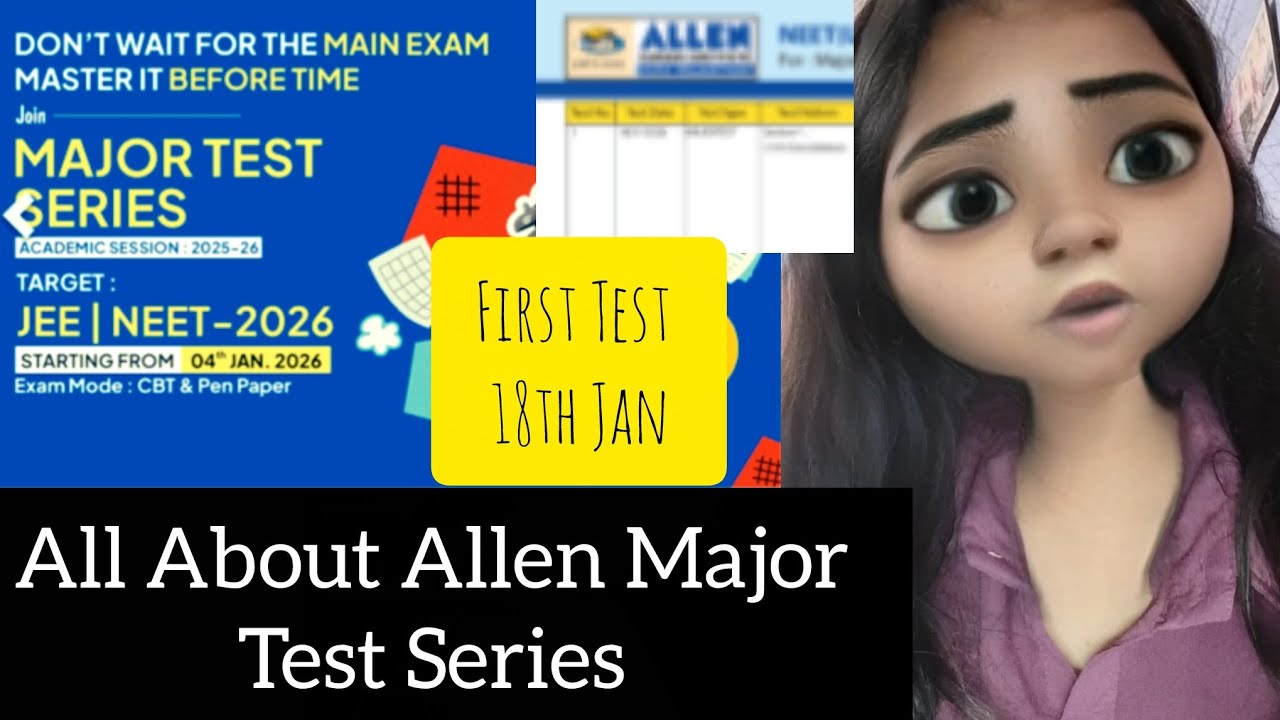 Allen Major Test Series | All About Allen NEET Test Series | 