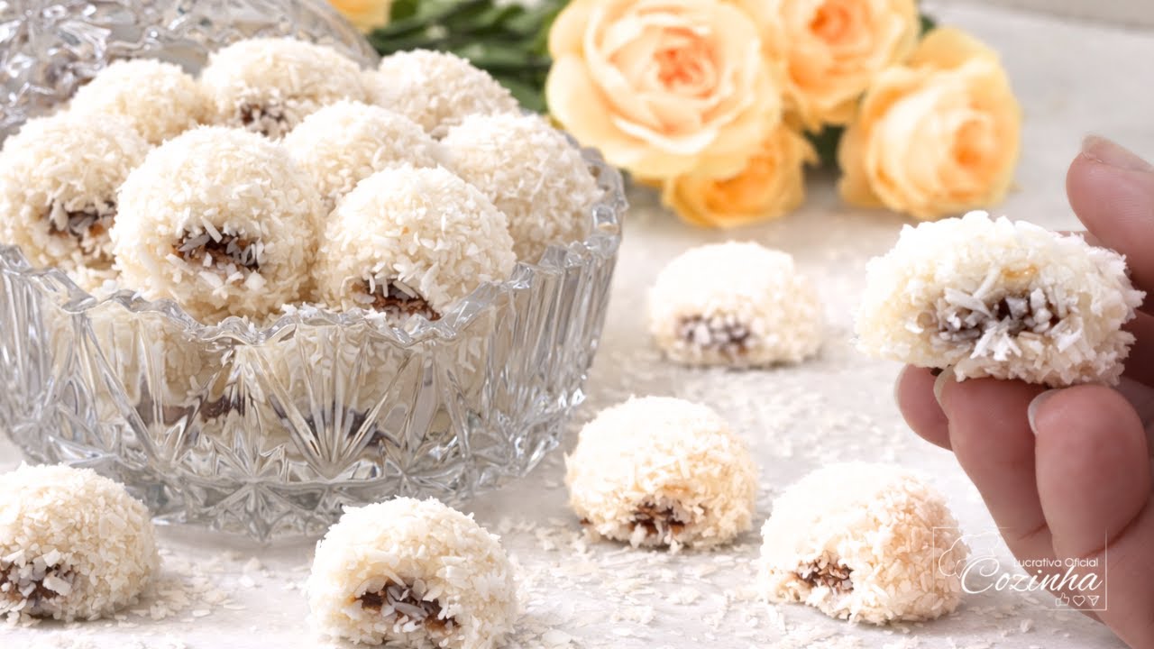 NÃO VAI AO FOGO!!! BALA DE COCO GELADA QUE DERRETE NA BOCA!