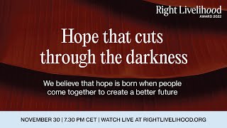 LIVE: 2022 Right Livelihood Award Presentation