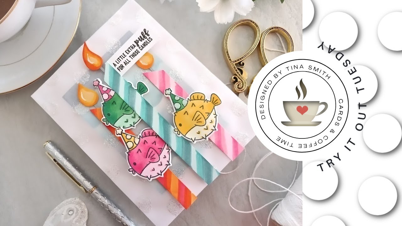 Try It Out Tuesday | Creating handmade Birthday Candles for your cards is EASY! | DIY Birthday Card