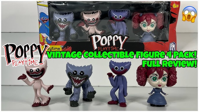 New Official Series 1 Poppy Playtime Metallic Collectible Minifigure 4 Pack  Bundle! Full Set Review! 