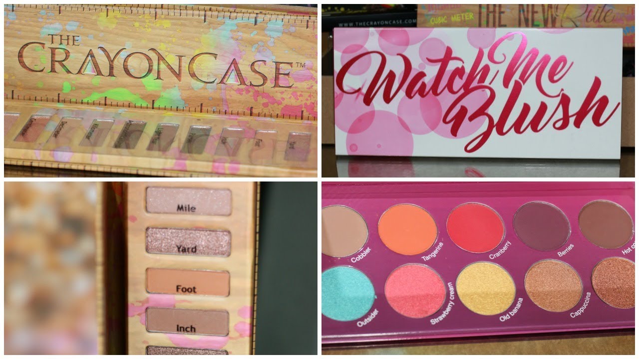 The Crayon Case Palettes: Watch Me Blush, The New Rule & AnGLOWla Highlighter Powder | Makeup Haul