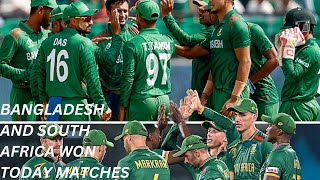 ICC World Cup 2023 | Bangladesh beat Afg | South Africa beat Sri Lanka | crictik