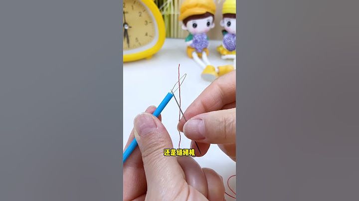 If you have poor eyesight when threading a needle, use this, it will make threading