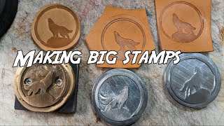Making leather stamps by trial and error