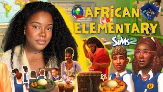 I Created An AFRICAN ELEMENTARY SCHOOL in the Sims 2 📚| (culture, lore, precolonial history, mods) screenshot 3