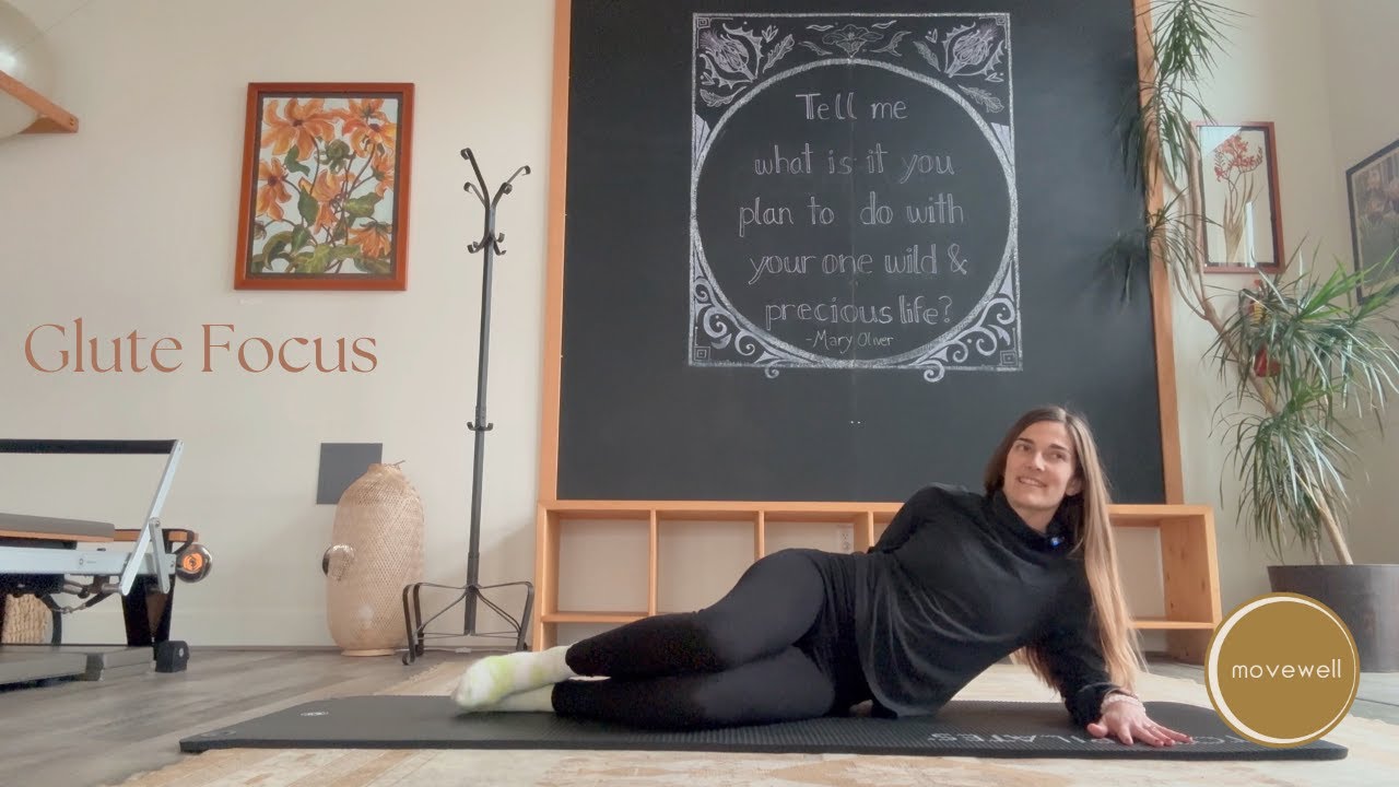 Glute Focused Guided Pilates Class