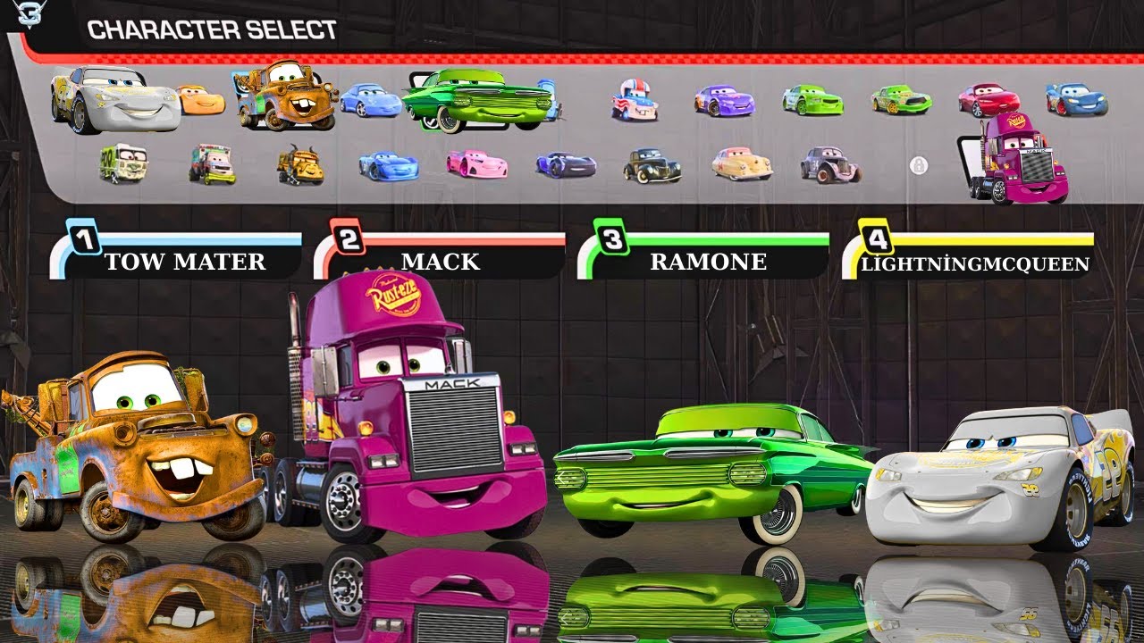 Cars 3: Driven to Win New skills Split screen 4 player 