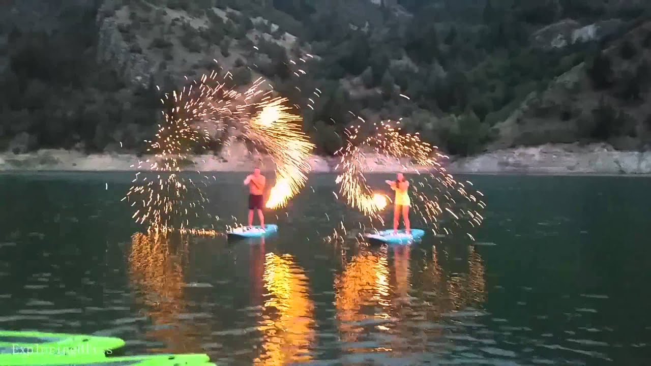 Porcupine Reservoir, Cliff Jumping, SUP, GoPro and a Phantom 2 YouTube