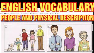 HOW TO LEARN ENGLISH VOCABULARY: PEOPLE & PHYSICAL DESCRIPTION: VLOG:22