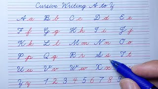 Cursive writing a to z | Cursive letter abcd | Cursive writing abcd | Cursive handwriting practice