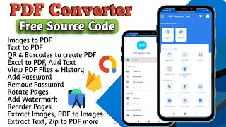 How to Create PDF Converter App | Free Source Code Android Studio | Image to PDF  | Advance PDF Tool screenshot 5
