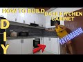 Diy base kitchen cabinet part 2