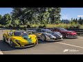 Forza motorsport drag race mclaren p1 gtr vs saleen s7 lm vs zenvo tsrs