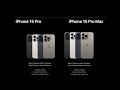 iPhone 15 Pro vs. iPhone 15 Pro Max - Ultimate Comparison and Review 2023