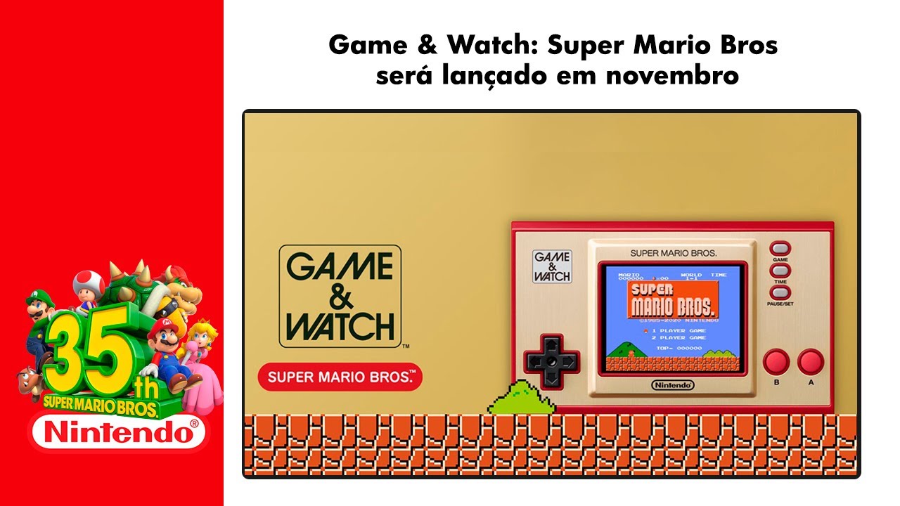 Nintendo anuncia Game & Watch de Super Mario Bros.