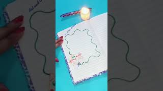 Spring season🌼🌷Page Border Design✨ spring ideas🌻#shorts #spring #pageborder #diy #easy#design