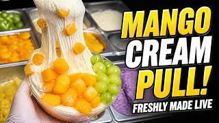Mango Cream Pull Live! Fresh Fruit Dessert