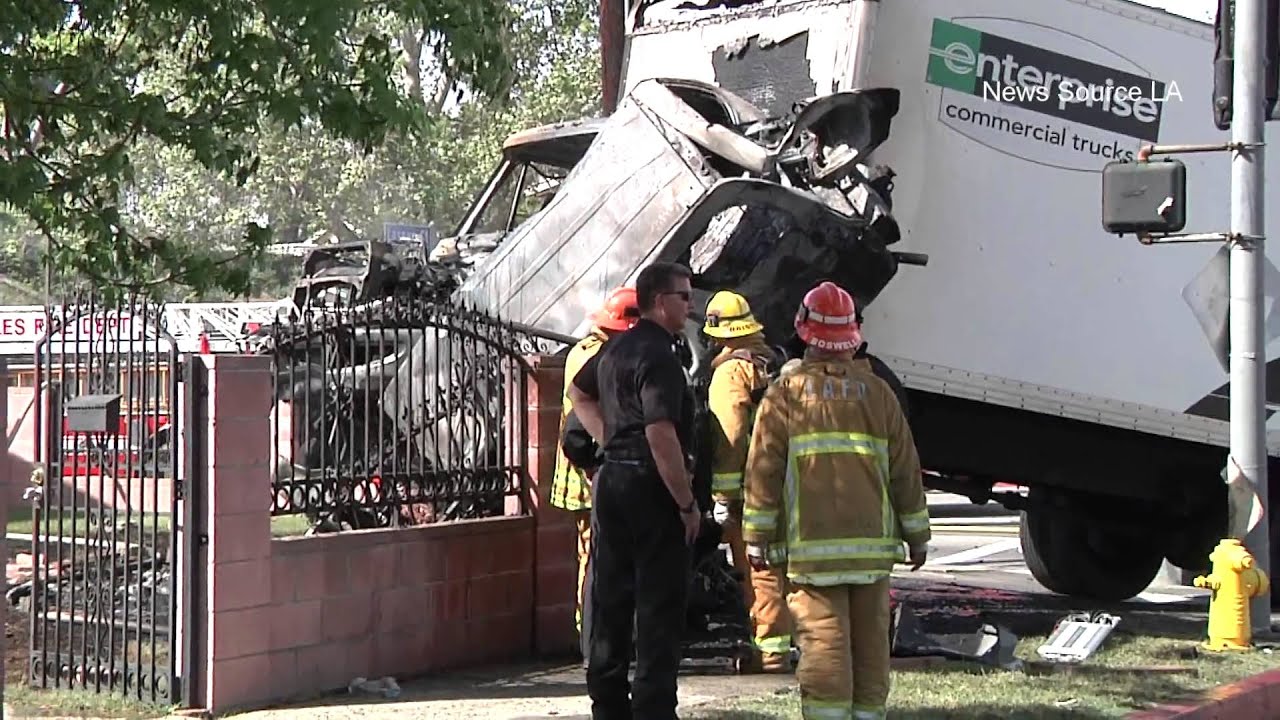 Fatal Truck SUV Crash in North Hills portion of the San Fernando Valley