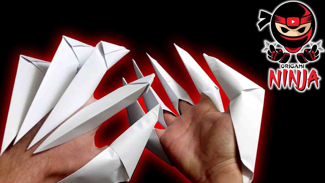 How to make: Origami Paper Claws ((EASY))