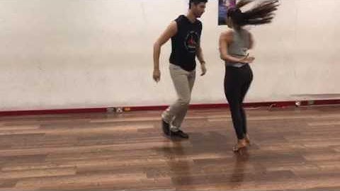 Advanced Salsa Move #368 - Walk her off the floor