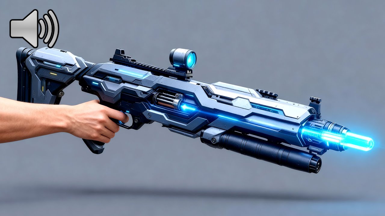 🔫 Futuristic Assault Rifle Foley Sound Effects | Immersive Audio Design