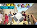 Big 2.5 Tawa home made kite😱 || Kite making || How we make kite at home?🪁 || Kite parcel || Kites 