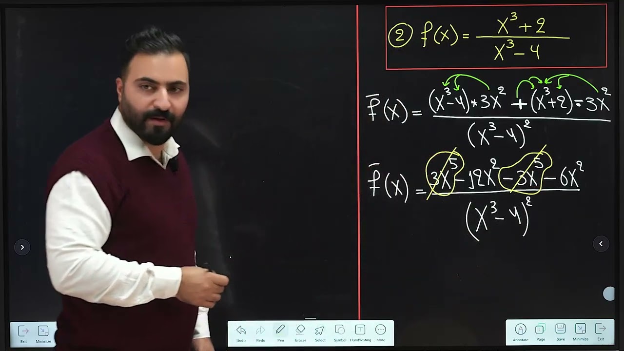 المحاضرة 2 / الفصل السادس / المشتقات/ خامس علمي
