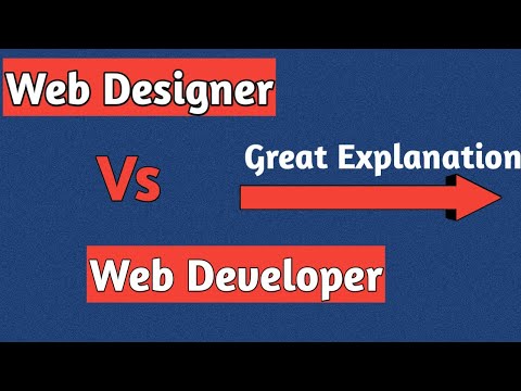 web designer vs web developer in hindi 2018 || difference between web designer and web developer