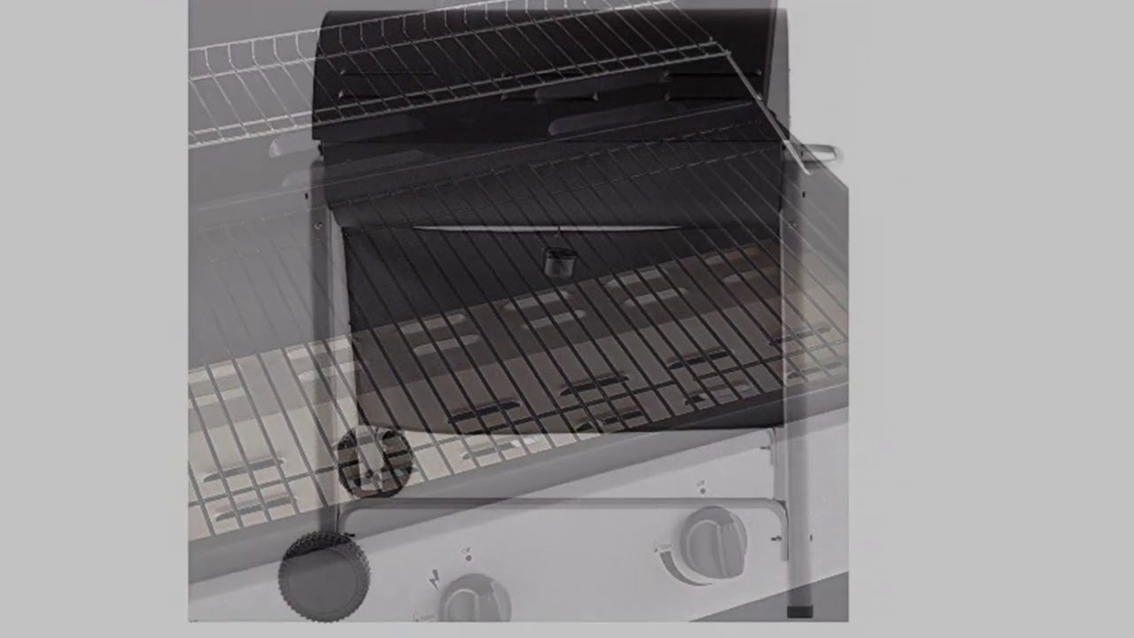 Tesco Barrel 4 Burner Gas Barbecue With Cover &Thermometer BBQ YouTube