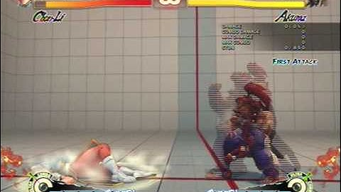 df palm option select against Chun Li