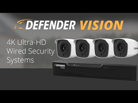4K Vision Ultra HD Wired 4 Channel DVR Security