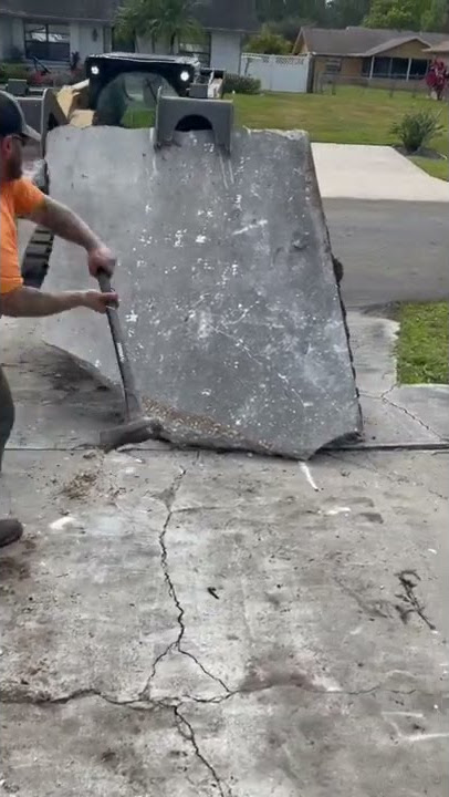 Before you try to BREAK DOWN Concrete with a Sledge Hammer you should Watch This!