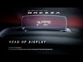 2022 MARUTI SUZUKI BREZZA FACELIFT Heads up Display - HUD DISPLAY TEASER