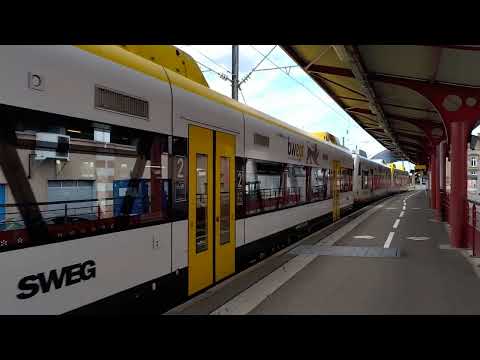 Strasbourg (FR), departure SWEG TER 87443 with destination Offenburg (DE). (25/06/2022)